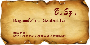 Bagaméri Szabella névjegykártya